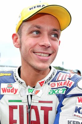 2008 Valentino Rossi smiles in Japan 