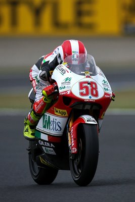 Marco Simoncelli 250cc action 2008