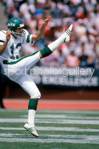 Punter Dave Jennings New York Jets
