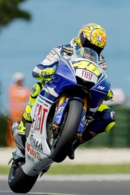 Rossi Wheelie - Phillip Island Australia  2008