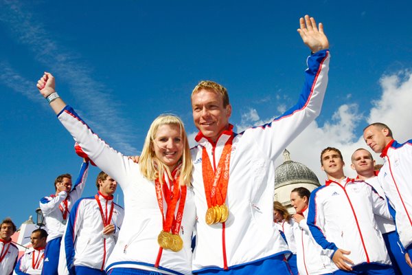 Olympic Gold heroes Hoy and Adlington