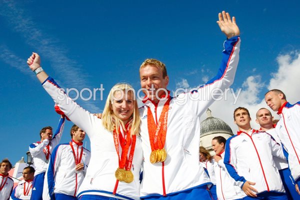 Olympic Gold heroes Hoy and Adlington