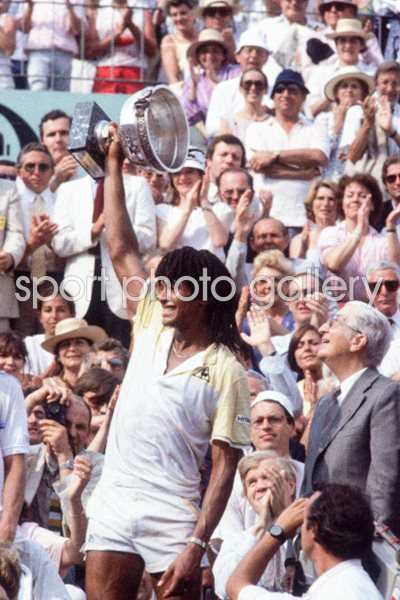 Yannick Noah 1983 French Open Champion Paris