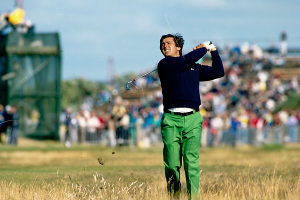 Seve blasts from the Lytham rough Open 1988