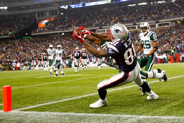 Randy Moss New England Patriots Foxboro 2008