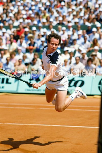 John McEnroe French Open Tennis 1984
