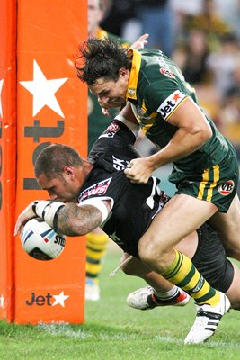 Jeremy Smith and Billy Slater RLWC Final 2008