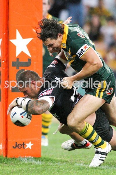 Jeremy Smith and Billy Slater RLWC Final 2008