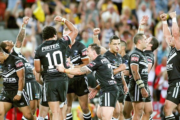 New Zealand celebrate RLWC 2008 Final win