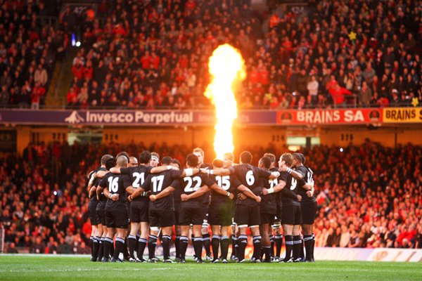 New Zealand All Blacks on fire v Wales 2008