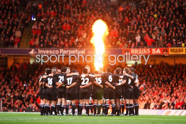 New Zealand All Blacks on fire v Wales 2008