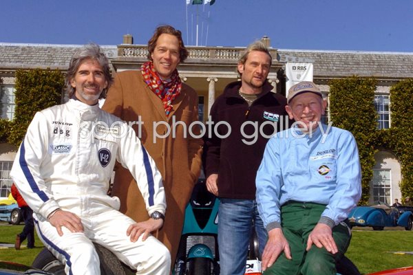 Damon Hill Lord March Carl Fogarty and John Surtees 2004