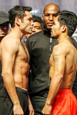 Oscar De La Hoya v Manny Pacquiao Weigh-In