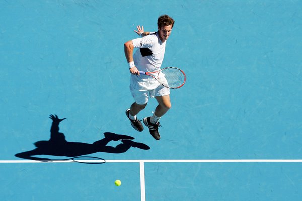 Andy Murray 2009 Australian Open action