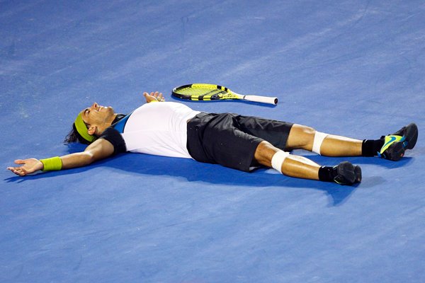 Rafa savours moment of victory 2009 Australian Open