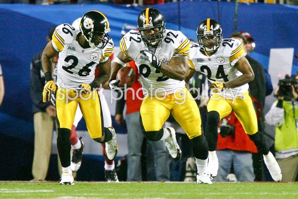 2009 James Harrison 100+ yard score Super Bowl XLIII