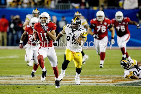 Larry Fitzgerald scores for Arizona Super Bowl XLIII