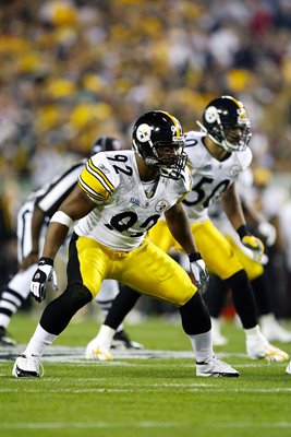 Pittsburgh Linebackers James Harrison and Larry Foote 