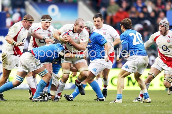 Steve Borthwick England captain on the charge 