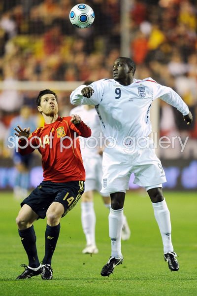 Emile Heskey and Xabi Alonso Seville 2009