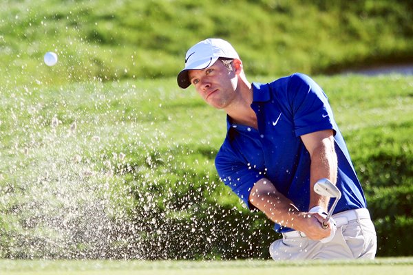 Paul Casey blasts from bunker Arizona 2009