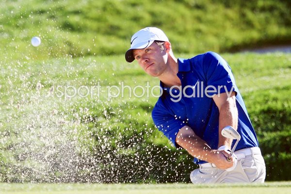 Paul Casey blasts from bunker Arizona 2009