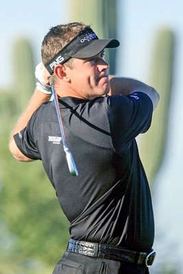 Lee Westwood action portrait Arizona 2009