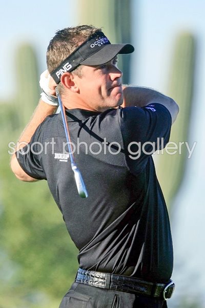 Lee Westwood action portrait Arizona 2009