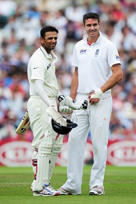 Rahul Dravid Kevin Pietersen Oval 2011