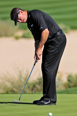 Lee Westwood putting Accenture Match Play 2009