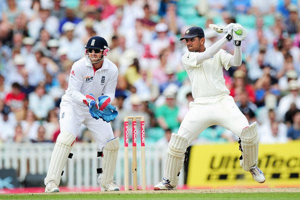 Rahul Dravid India Action Oval 2011