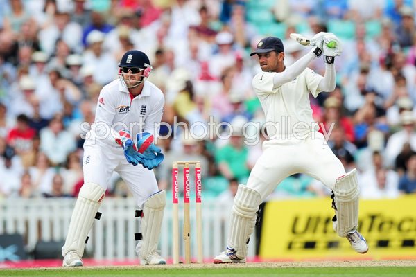 Rahul Dravid India Action Oval 2011