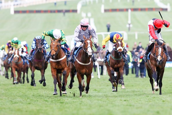 Barry Geraghty wins 2009 Champion Hurdle on Punjabi