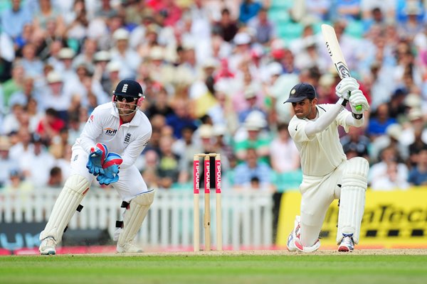 Rahul Dravid India Action Oval 2011