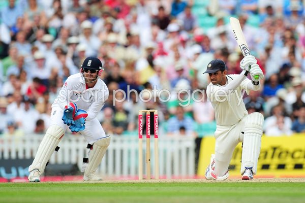Rahul Dravid India Action Oval 2011