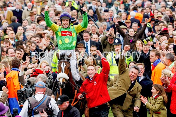Gold Cup Winners Kauto Star and Ruby Walsh