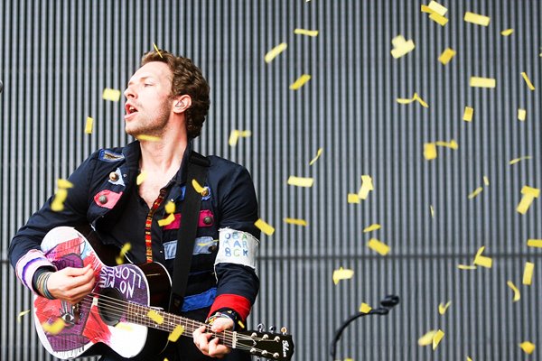 Chris Martin of Coldplay SCG Sydney 2009