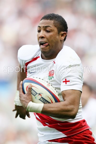 Delon Armitage England action Twickenham 2009
