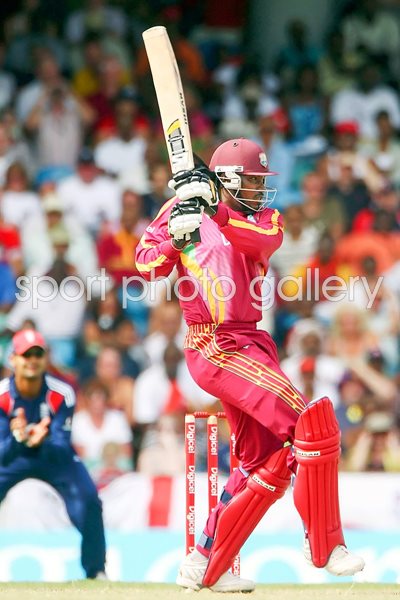 Chris Gayle hits another six for West Indies ODI 2009