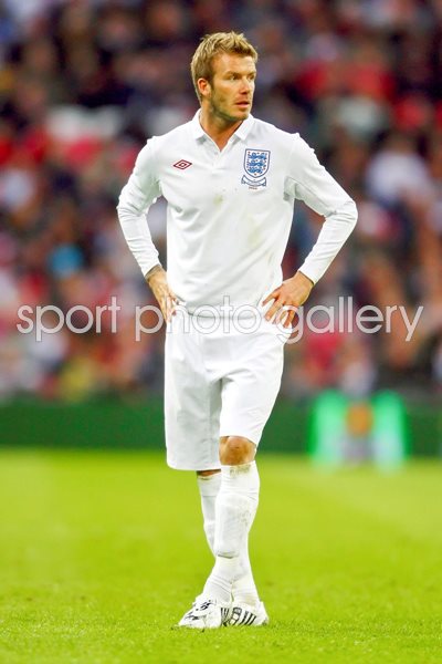 David Beckham during record 109th cap