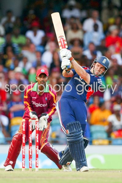 Andrew Strauss on the attack v West Indies 2009