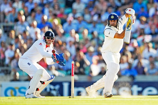 VVS Laxman India Action Oval 2011