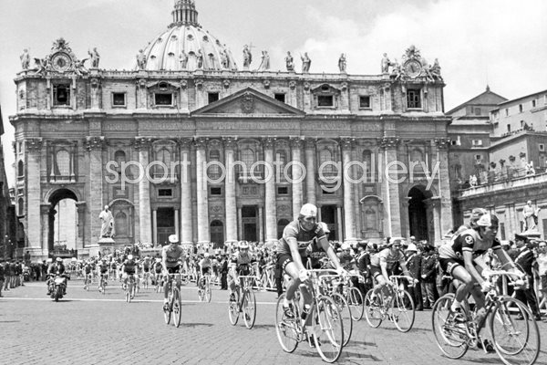 St Peter's Basilica in Rome Giro D'Italia 1974