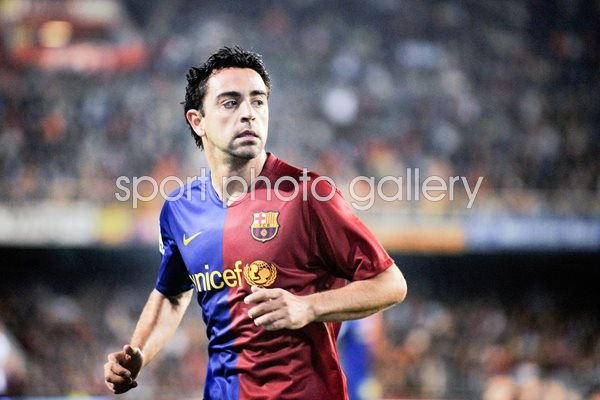 Xavi Hernandez Barcelona La Liga 2009