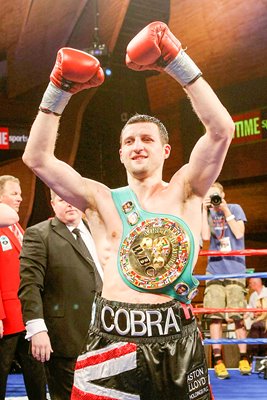 Carl Froch with WBC belt 2009