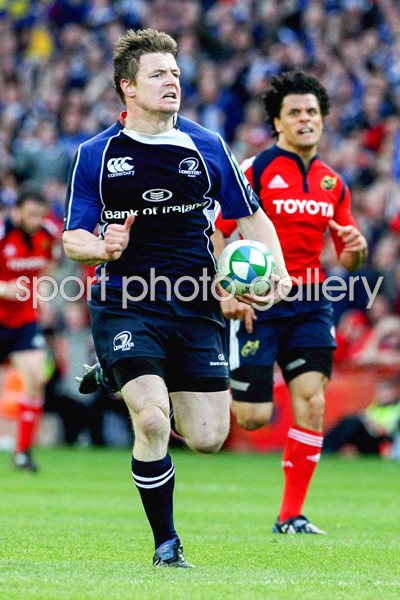 Brian O'Driscoll interception try for Leinster 