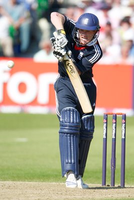 Eoin Morgan England ODI action May 2009