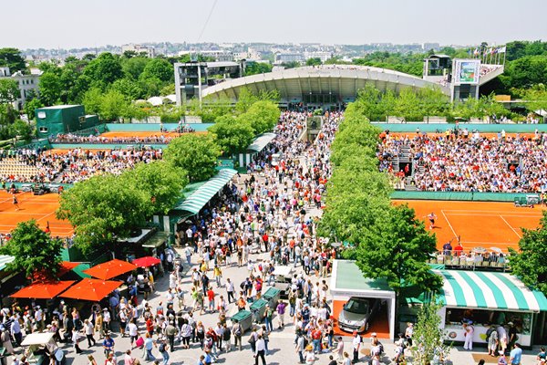 Roland Garros 2009 French Open scene