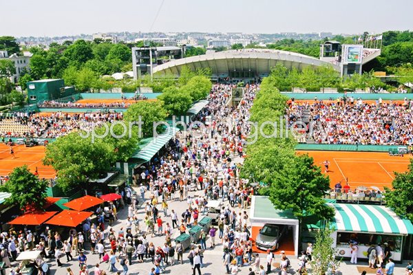 Roland Garros 2009 French Open scene