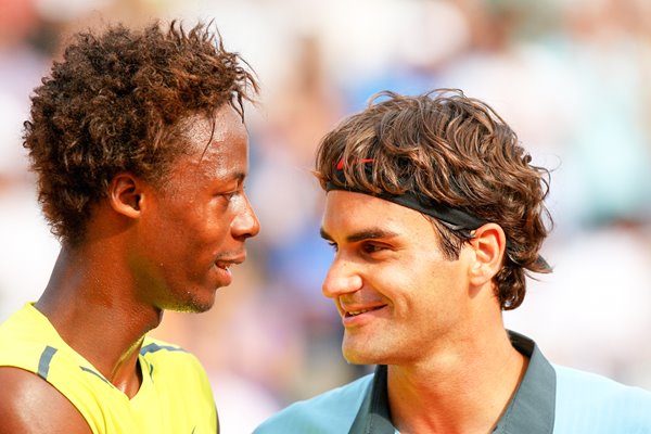 Federer and Monfils 2009 French Open 